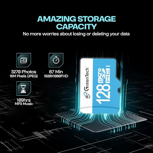 Image of GT GREEN TECH Memory Card Ultra Speed 3 128GB & Elevate Storage and Performance Reliability in Compact Form