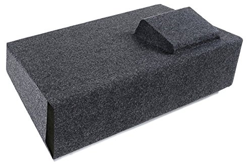 Bbox Single Vented 10 Inch Subwoofer Box - Premium Subwoofer Box Improves Audio Quality, Sound & Bass - Fits 2007 & up Chevrolet/GMC Silverado/Sierra Crew Cab - Car Subwoofer Boxes & Enclosures