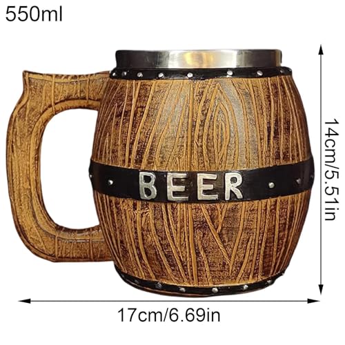 Taza de cerveza indestructible de acero inoxidable contra roturas 3