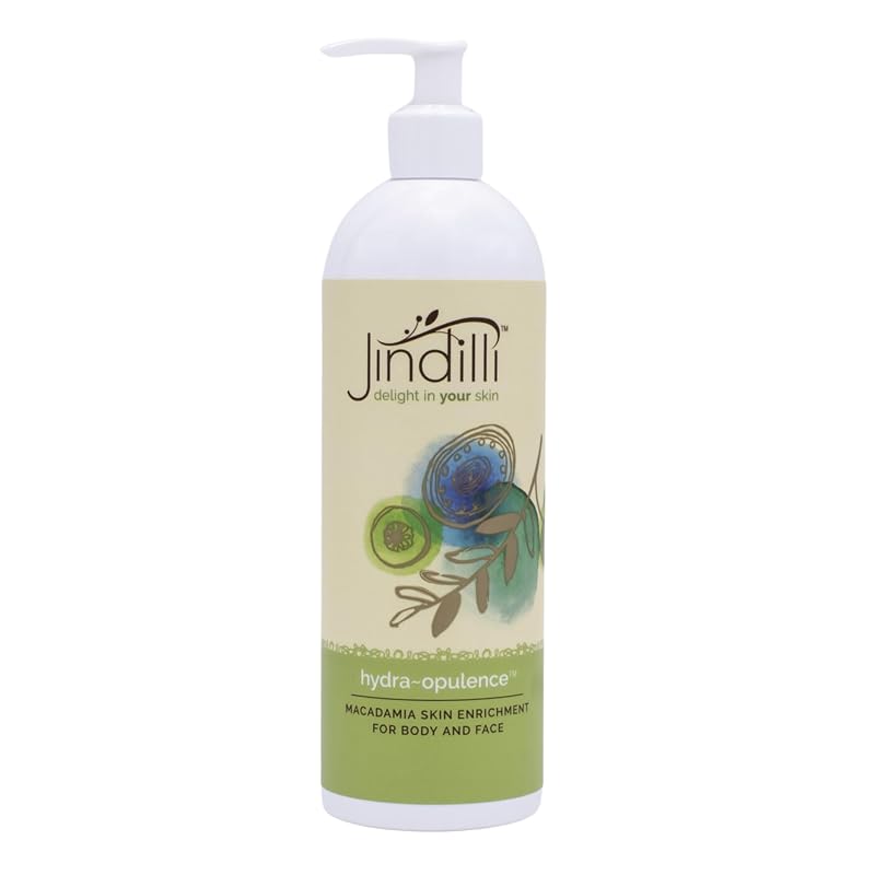 Loção corporal Jindilli Hydra-Opulence com óleo de macadâmia, 500 mL