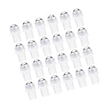 MERRYHAPY 30pcs Roller Ball Perfume Bottles Essential Oil Roller Bottles for Travel
