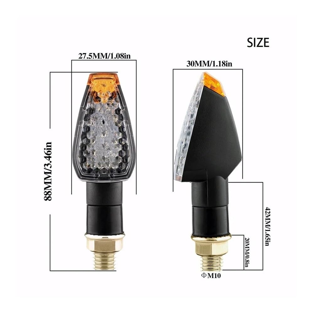 intermitentes led Para Motocicleta, Indicador 14LED