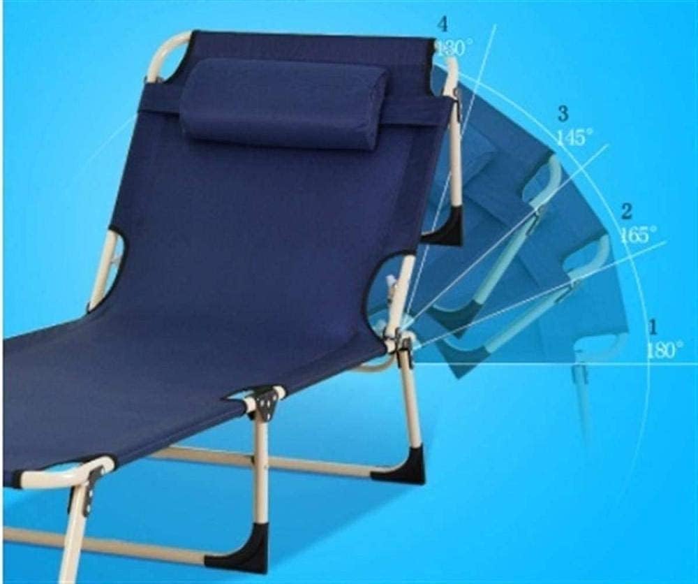 JATIBOSH Sun Lounger Patio Lounge Chairs Breathable Folding Bed Lying Chair Balcony Beach Sun Lounger Noon Break Reclining Chair Seat Garden Furniture-Style E