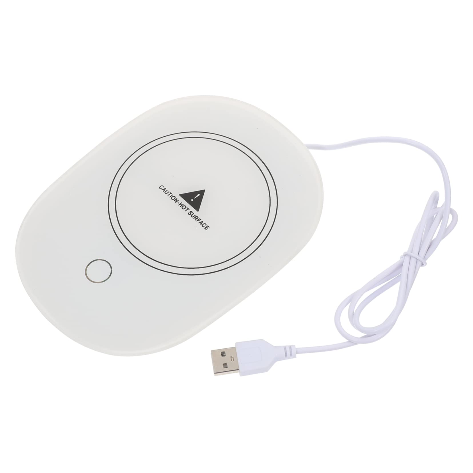 OKUMEYR Household Mug Warmer Coaster with Constant Temperature Electric Heating Coaster for Tea Milk and More for Home and Office Use