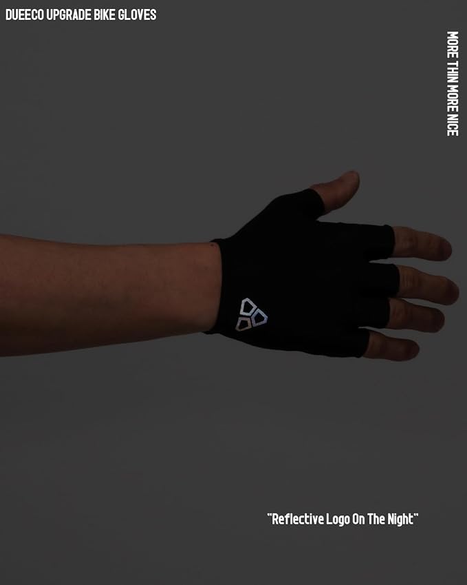 Guantes para ciclismo DUEECO talla Small color negro miniatura 2