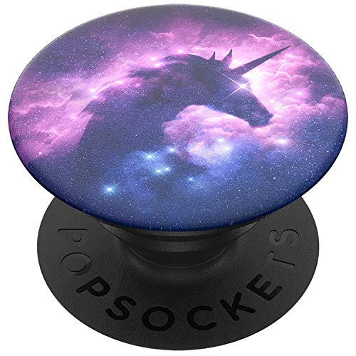 PopSockets PopGrip - Ausziehbarer Sockel und Griff für Smartphones und Tablets mit einem Austauschbarem Top - Mystic Nebula
