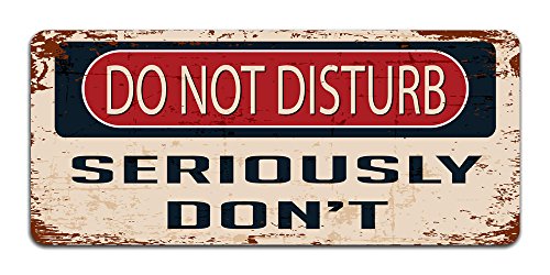 Placca/Segnale in metallo effetto vintage con