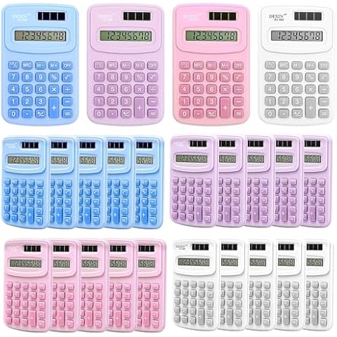 Calculatrices de poche ASMIZ - Lot de 24 Cover
