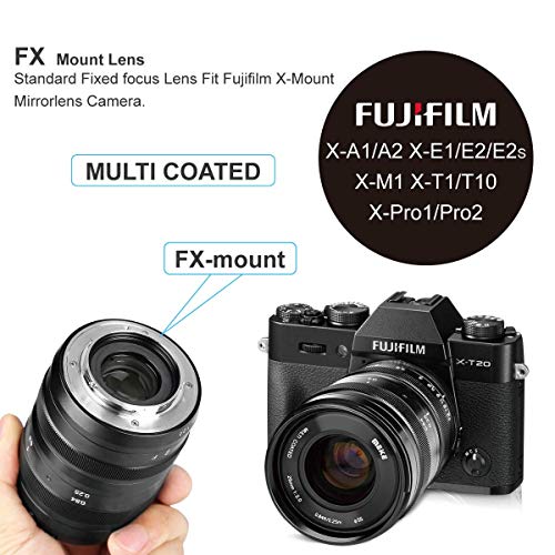 Lente Meike 25mm T2.2 Gran Apertura para Fujifilm X - Fernando Cortés
