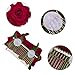 Clips de Pelo de Flor Horquillas con Rosas Accesorios de Mujeres para...