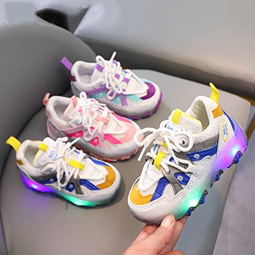 Gymschoenen voor meisjes en jongens, met ledverlichting, lichtgevend turnschoenen, hardlopen, antislip, sneakers… - Image 7