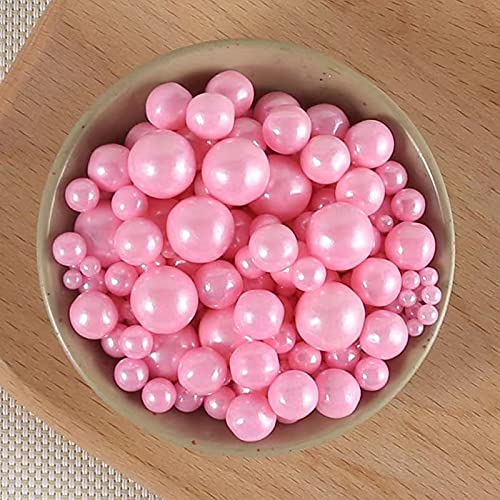 Miniatura 4 de Gránulos rosados de 4.6 onzas (4.59 oz)  Gránulos de postres de Navidad de caramelo púrpura perla comestible para cupcakes para galletas, baby