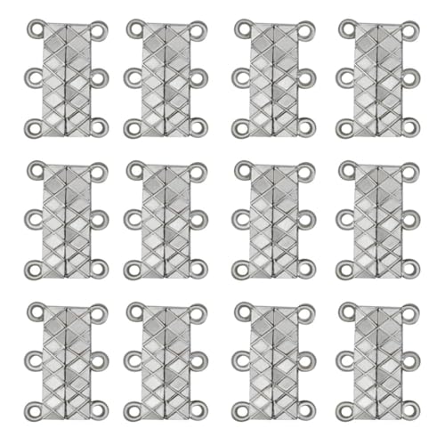 Image of Satra Traders Magnetic Locks for Jewellry Making DIY | Size : 22mm | Qty : 6pcs (Nickel)
