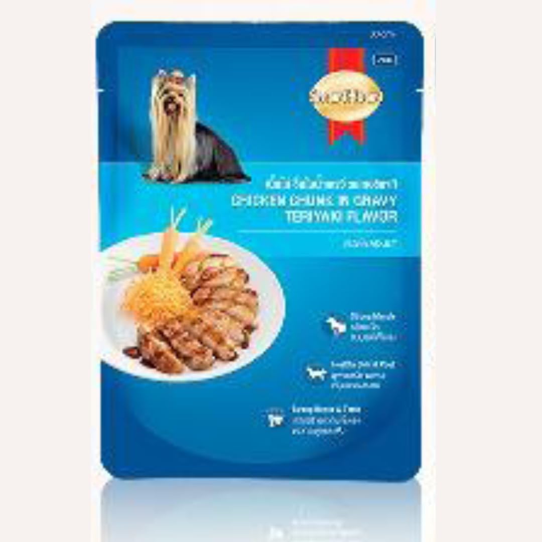 Smart Heart Chicken Chunks Bacon & Egg Flavor Rosted Duck Wet Food for Puppy and Dogs 80G Pouch Sold by Fps (24) (B0CV5D9773) Amazon Price History, Amazon Price Tracker