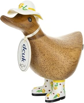 DCUK Daffodil Design Wooden Ducky