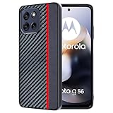 FDHYFGDY Funda para Motorola Moto G56 Carcasa?Resistente a Golpes y Arañazos?Fundas Ultrafina para Teléfono de Fibra de Carbono Compatible con Motorola Moto G56 Funda