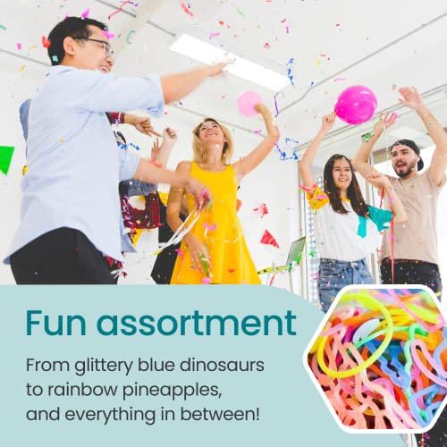 Silicone Rubber Bands - Colored Rubber Bands - Office Supply General Purpose Funny Shaped Rubber Bands Multicolor 48 pcs Silicone Rubber Bands - Colored Rubber Bands - Office Supply General Purpose Funny Shaped Rubber Bands Multicolor 48 pcs