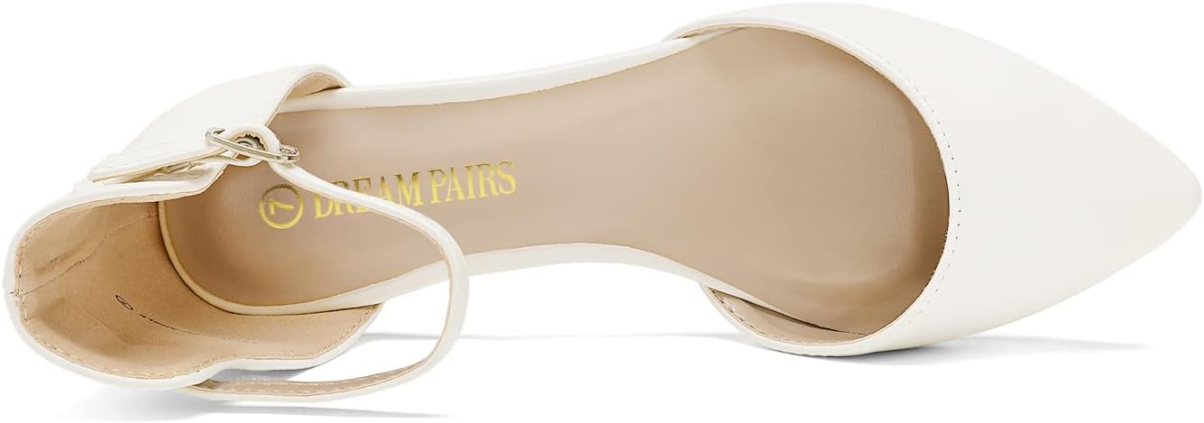 DREAM PAIRS Flapointed Women's Casual D'Orsay Pointed Plain Ballet Comfort Soft Slip On Flats Shoes - Image 4