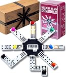 Jaques of London Mexican Train Dominoes Game | Dominos Set for Children & Adults | Traditional Family Tile Games in a Tin Box | Since 1795…