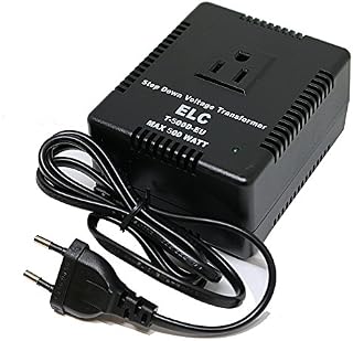 ELC 500 Watt Voltage Converter Transformer Heavy Duty Compact - Step Down