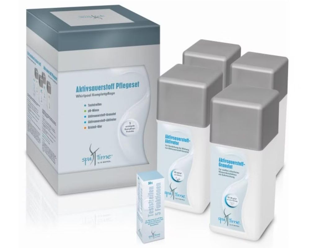 Kit Complet De Produits pour Le Traitement À L'oxygene Actif - KIT Spa OXYGENE Actif