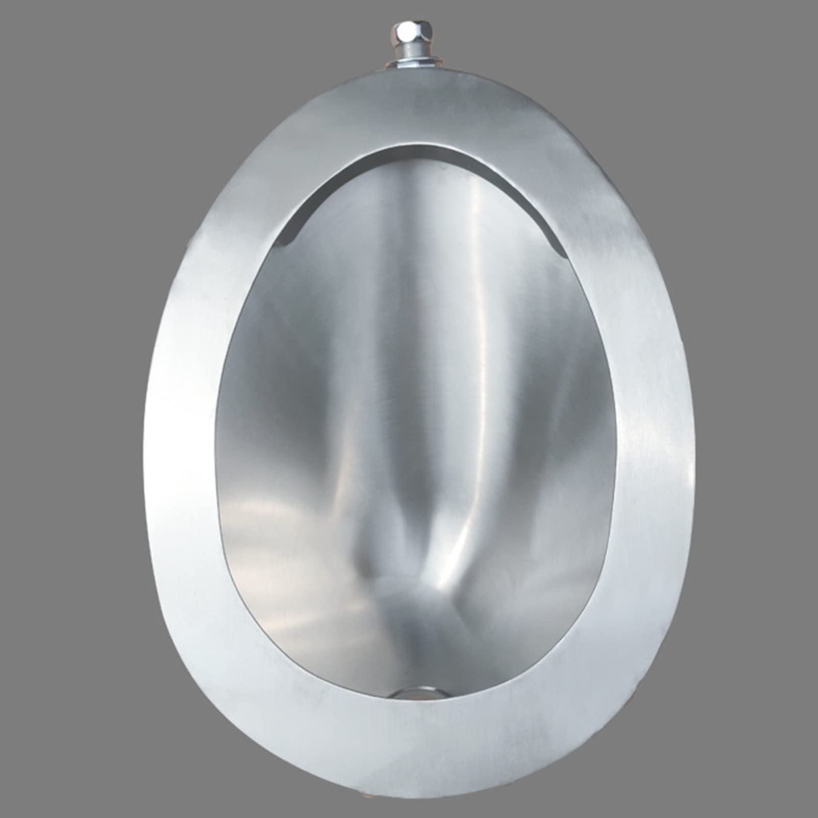 iumLeap Wall-Mounted Men's Flushing Urinal, 304 Stainless Steel Toilet/Commercial Men's Adult Urinal Bathroom Toilet, Male Sanitary Ware Public Toilet Urinal