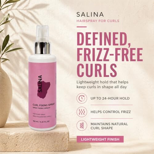SALINA Spray Fijador Ligero para Rizos 5.41 fl oz miniatura 3