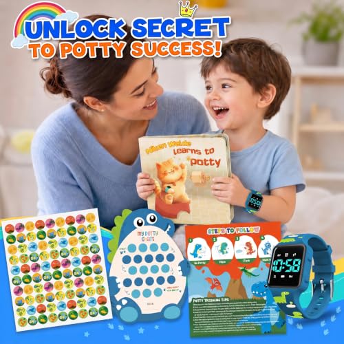 Image of BEN NEVIS Potty Training Watch, Digital Toddler Watch with Countdown /Music /Alarm Clocks /Vibration Reminder and Waterproof, Remind Toddler to Go to The Toilet