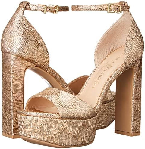 Chinese Laundry Women's Asher Heeled Sandal, Gold, 9 | Image 5