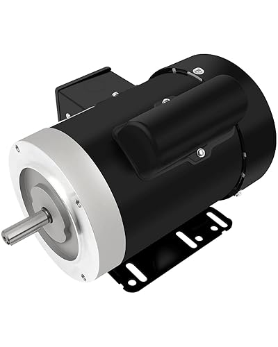 Motor eléctrico 1 HP Monofásico Motor 3450 RPM 115230V 11.25.6A 56C Marco TEFC CWCCW
