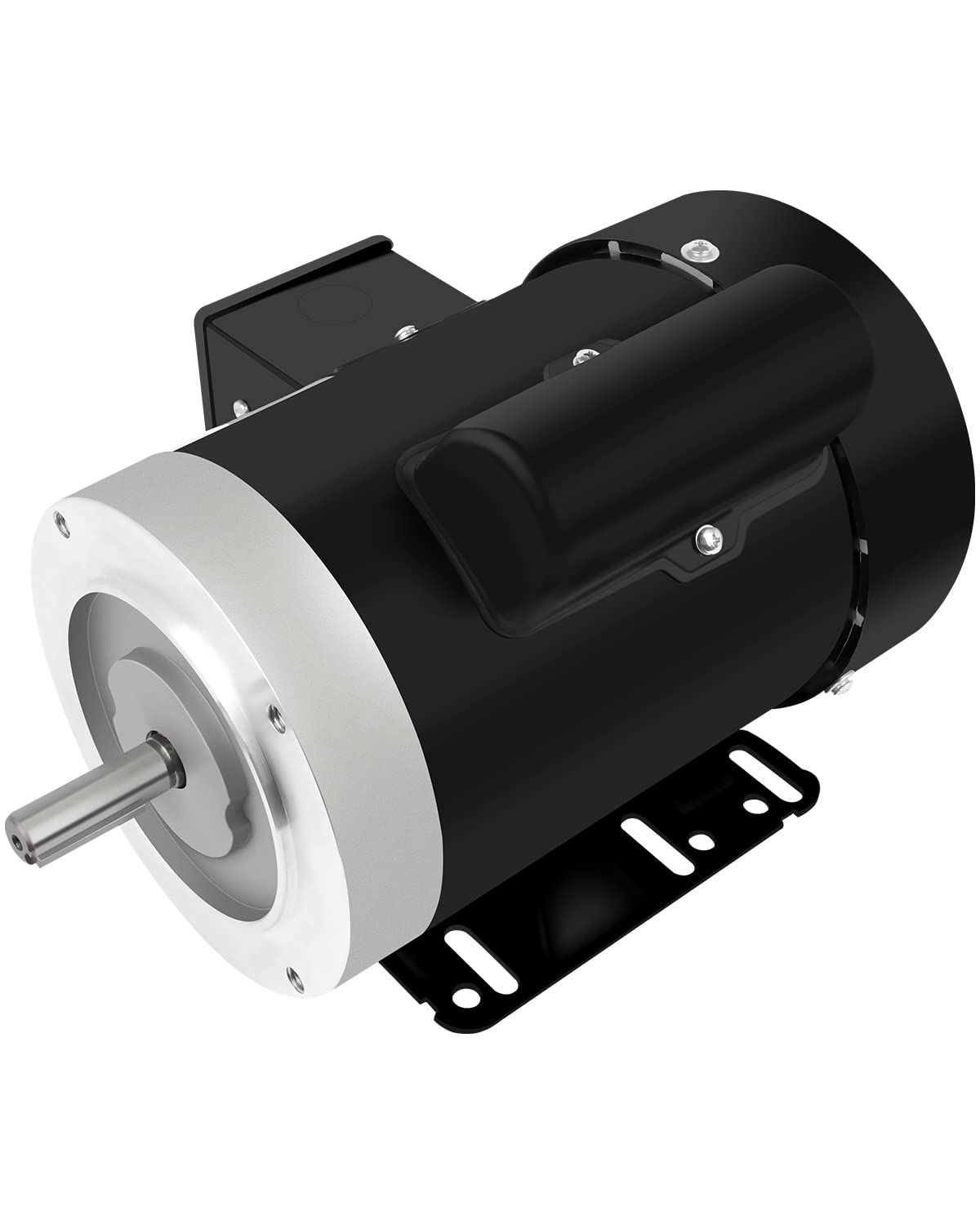 Electric Motor 1 HP Single Phase Motor 3450 RPM 115/230V 11.2/5.6A 56C Frame TEFC CW/CCW