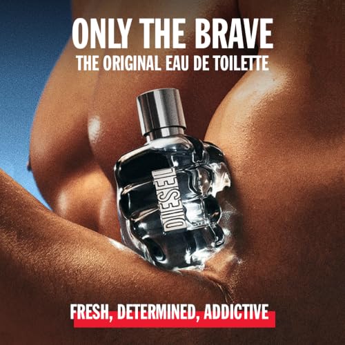 Diesel Only The Brave Eau de Toilette, Iconic Citrus Woody Men's Aftershave with Fresh Lemon, Energising Mandarin, Bold Leather and Cedar Wood, Masculine Fragrance for Leaders - Image 3