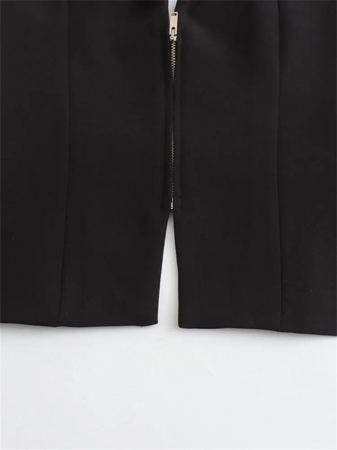 Hgvcfcv Women Sexy Backless Strapless Halter Corset Tops Side Zipper Lady Slim Camis Female Solid Chic Tops