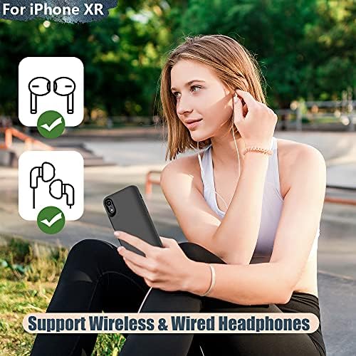 SITONG Battery Case for iPhone XR, 6000mAh Rechargeable Extended Battery Charging Charger Case, Add 1.55x Extra Juice, Support Wire Headphones (6.1 inch)