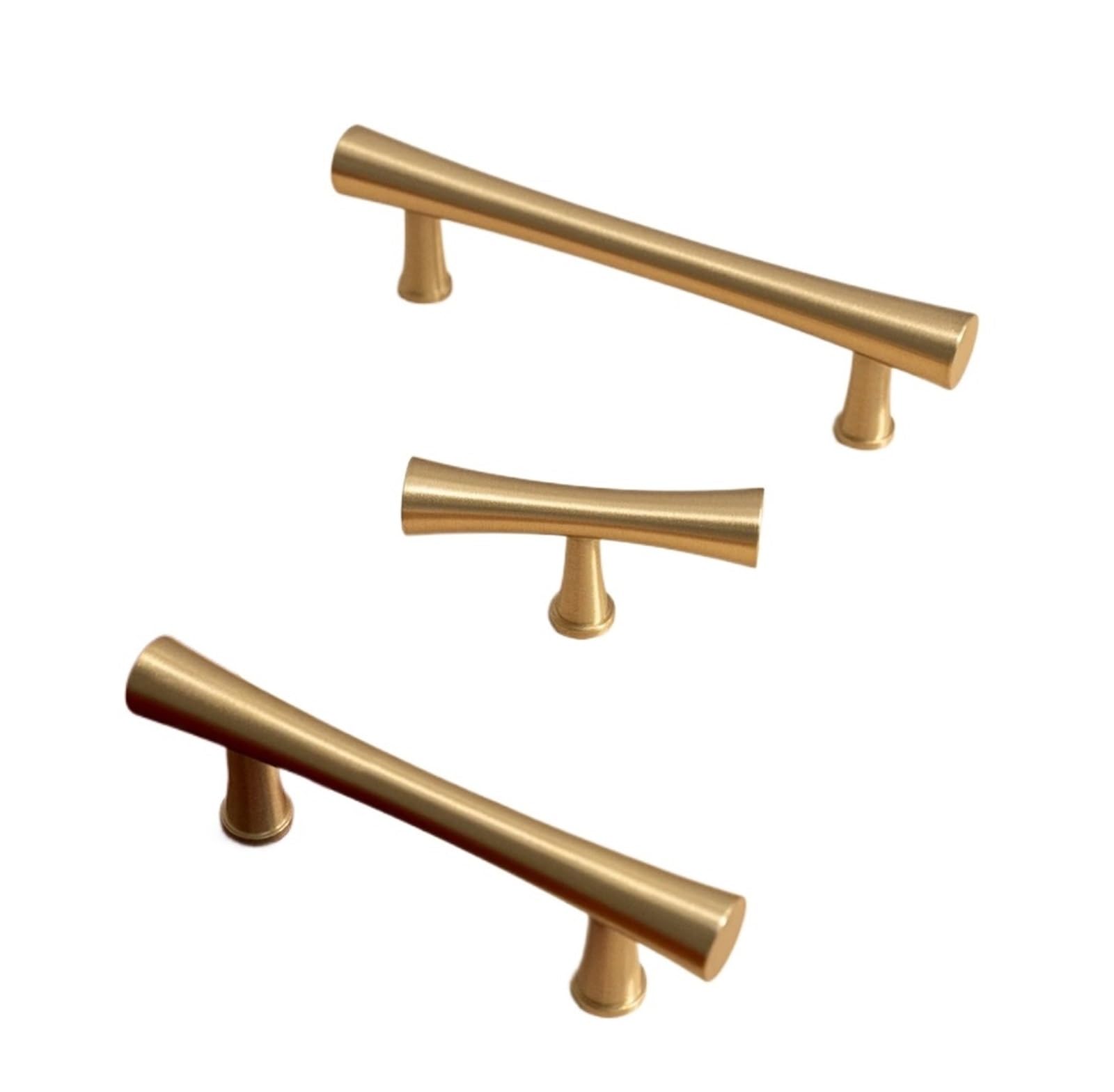 Qvorlth 1059-192-Tbs Vintage Cabinet Pulls 2 Pcs Santaya Solid Brass Handle Kitchen Cabinet Pull Wardrobe Dresser Drawer Knob High-End Furniture Hardware(1059-192-Tbs)