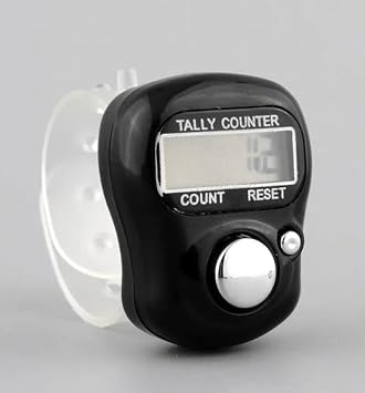 Digital Display Finger Counter, Hand Tally Electronic Tasbeeh Counter For Goods Counting, Hand Tally Counter Clicker, Manual Digital Counter For Tracking,Step Count,Recording,Golf & lap