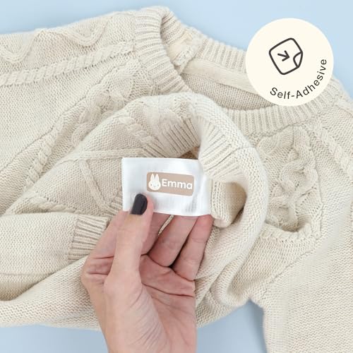 TeddyLabels - Personalized Name Labels for Kids (60) – Waterproof and Durable Clothing Labels for Kids, Labels for School Supplies, Stickers for Nursery, Daycare, and Preschool -Shapes - 3