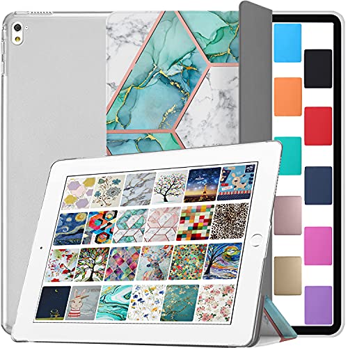 Image of DuraSafe Cases for iPad Pro 9.7 inch 2016 Case A1673 MLMP2HN /A MM172HN /A MLMN2HN /A MLMQ2HN /A A1674 A1675 MLMW2HN /A MLMX2HN /A MM192HN /A MLMV2HN /A MLN02HN /A MLMY2HN /A MLN12HN /A MM1A2HN /A - Marble Green
