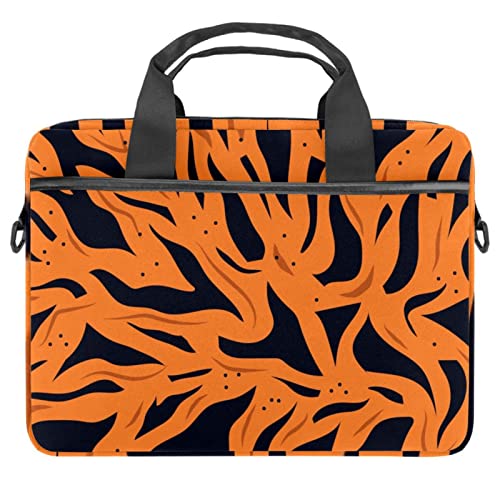 Sac à bandoulière pour ordinateur 13 à 14.5 pouces à motif rayures tigrées