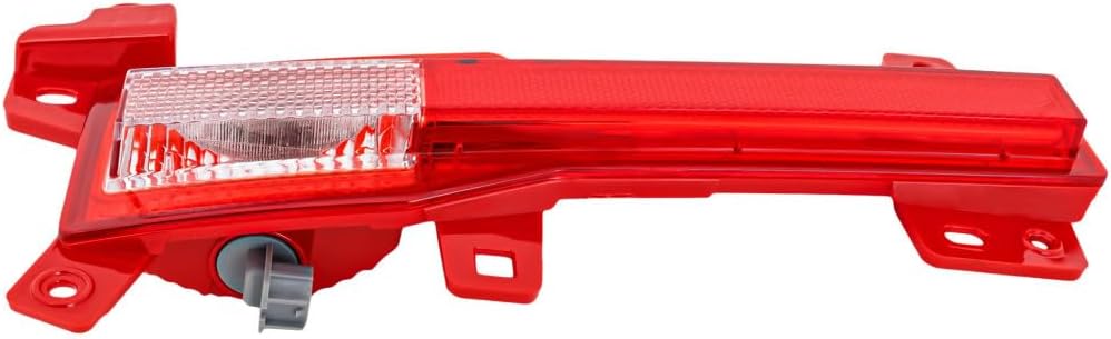 KarParts360 For Hyundai Santa Cruz 2022 2023 2024 Backup Light Assembly Driver Side | Rear | Bumper-Mounted | CAPA Certified | Red and Clear Lens | Replacement For HY1184129, HY1184129C