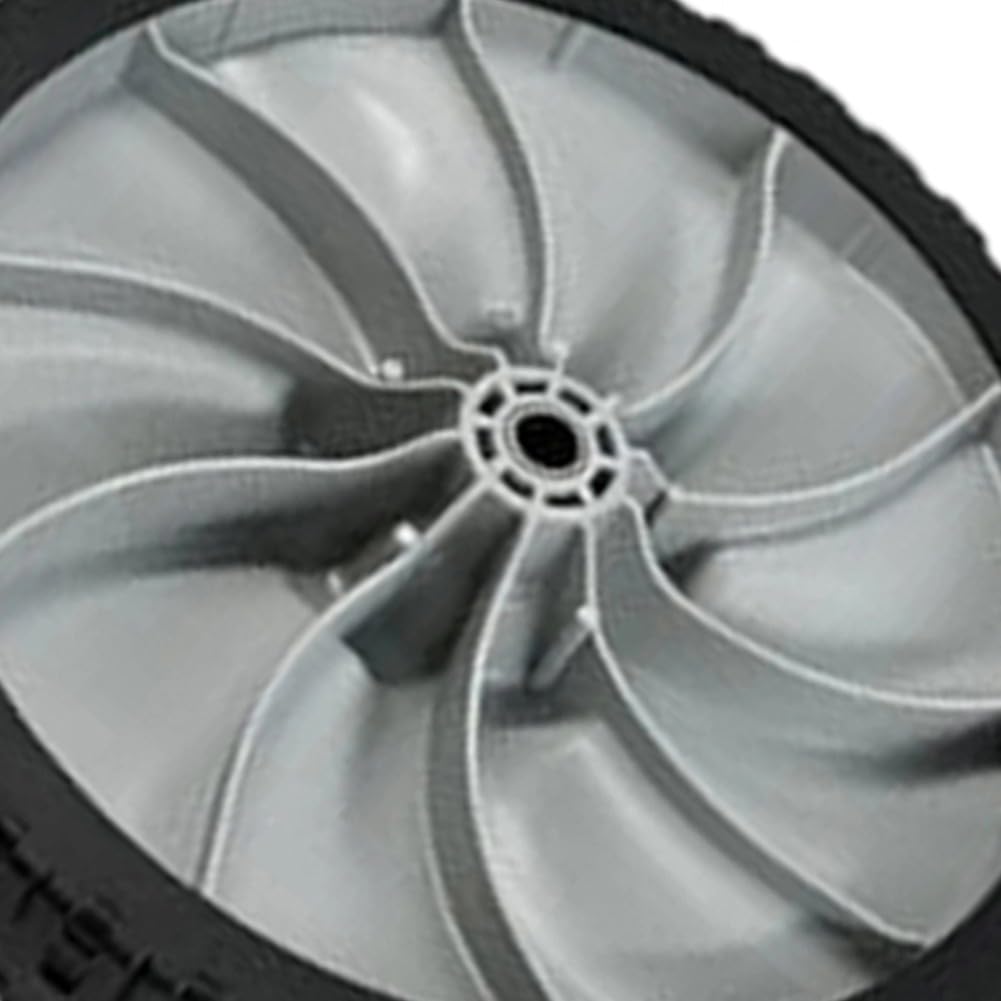 Rueda trasera para cortacésped de 11 x 1.75 pulgadas, repuestos de plástico resistente para cortacésped compatible con 634-04625 ajuste de larga duración (2 piezas)