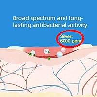 Vista 6 de Ag Silver Calcium Alginate Wound Dressing - 0.8"x12"(Pack of 5) with 2"x2"(Pack of 10)