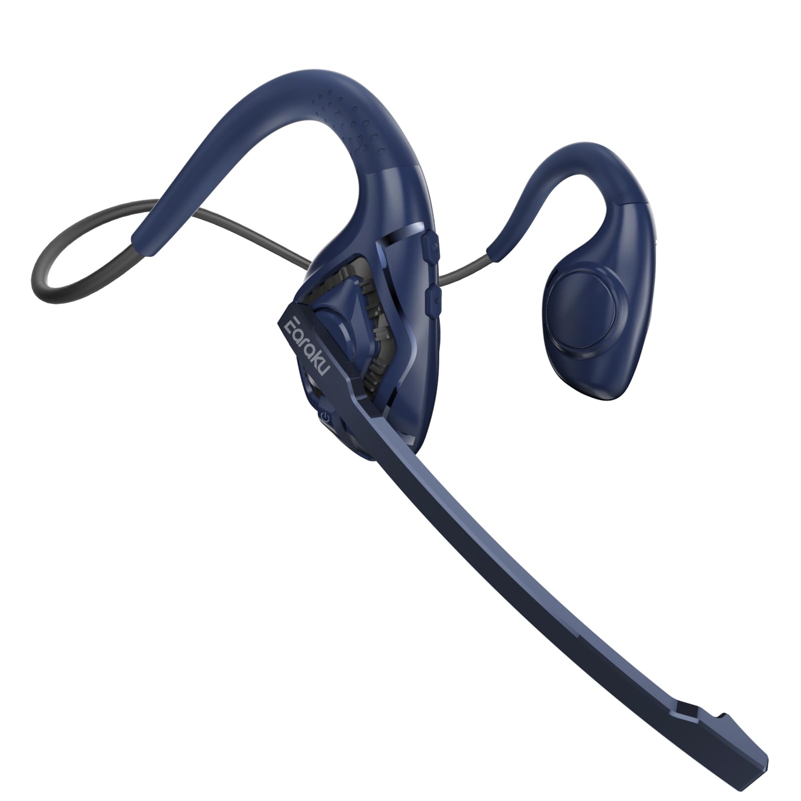 Earaku 2024 Edition Bluetooth Headset, Includes Microphone, For Calling Only, Does Not Block Your Ears, Japanese Voice Guide, Wireless Earphones, Bluetooth ENC Noise Canceling, Open Ear, Bluetooth