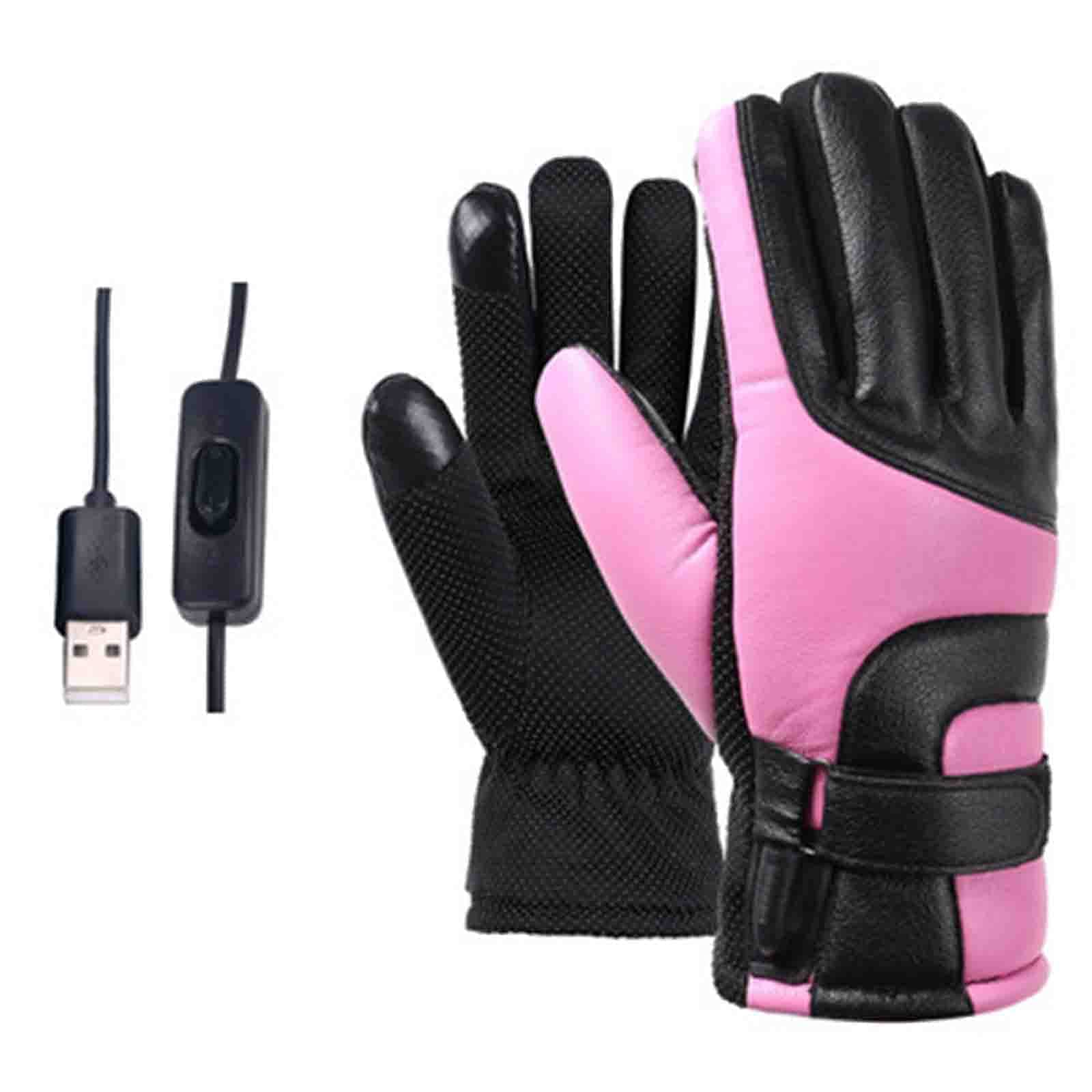 Guanti elettrici riscaldati Guanti elettrici Caldi Temperatura Regolabile per Uomo Donna per Escursionismo, Pesca, Sci, Campeggio