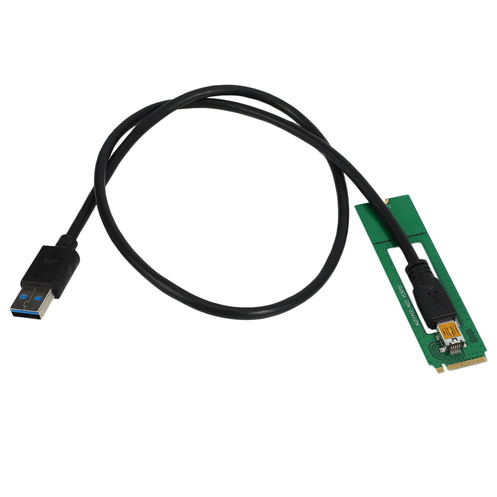 Bloepum M.2 Key M to PCI-E 1X 4X Adapter Card to NGFF 4X Signal M.2 NVMe & NGFF M.2 M Key to USB 3.0 PCI-E Riser Card