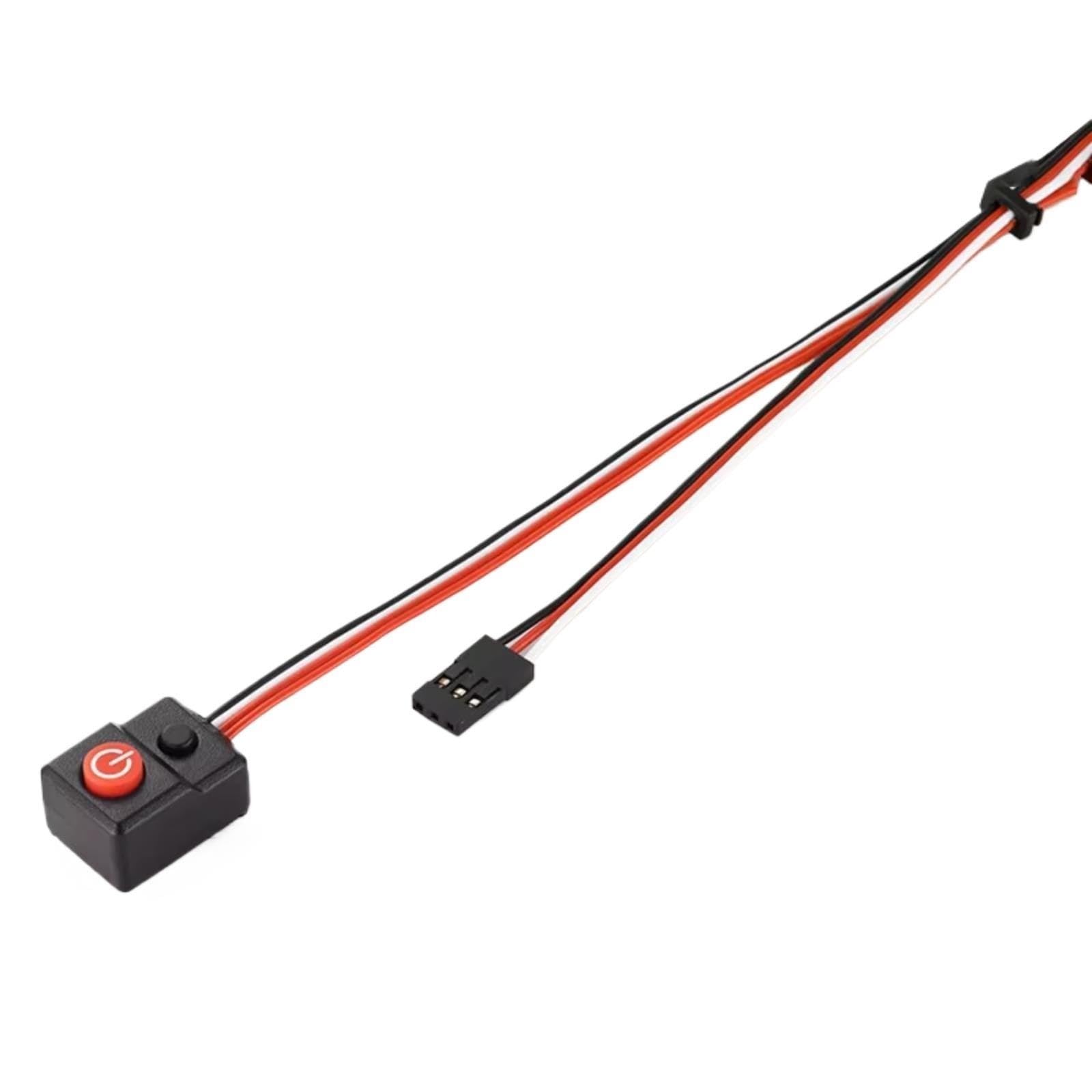 Fuente Alimentación para Hobbywing Ezrun Max10/Max8 para Quicrun 1/10 1/8 | Repuestos ESC RC Car Interruptor alimentación electrónico con diseño antipolvo funcionamiento fiable Accesorios