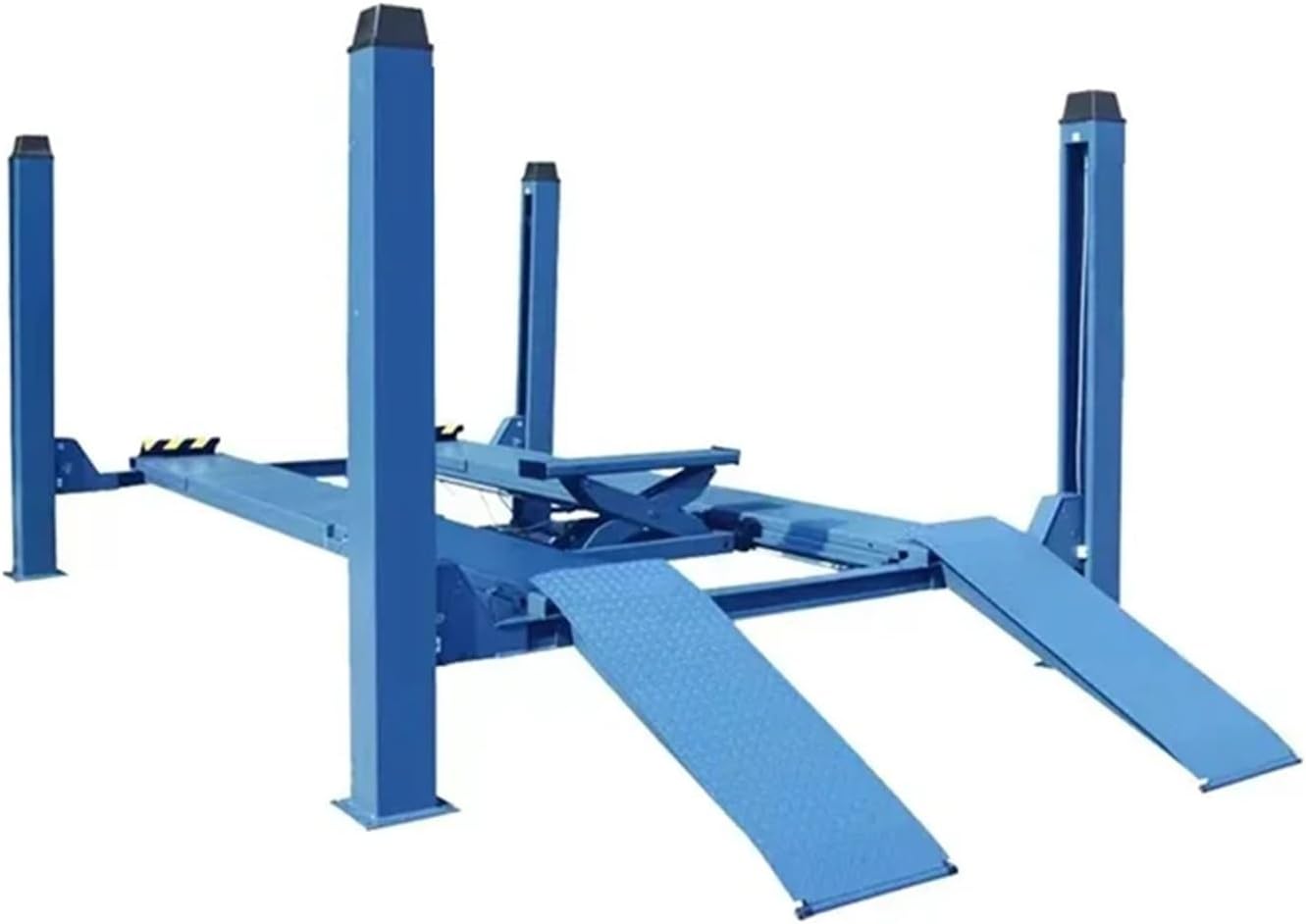 Workshop 4T 5T Four Post Car Lift with CE 4 Poles Lifter Compatible with Wheel Alignment Service 4/5 Ton Lifting Machine