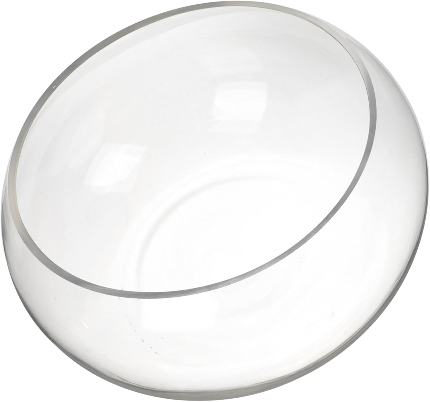 BESPORTBLE Glass Fish Bowl for Betta Fish Decorative Round Aquarium for Hydroponic Plants Centerpiece for Home Office Wedding Decor Versatile Tabletop Holder
