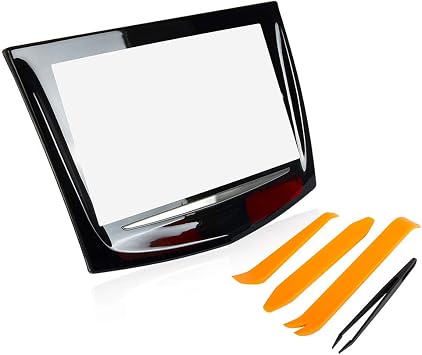 RANSOTO CUE Touch Screen Display Compatible with Cadillac ATS Escalade XTS SRX CTS CTS-V 2013 2014 2015 2016 2017 Digitizer Touch Sense with Trim Removal Tool Replaces 20867046 22912609