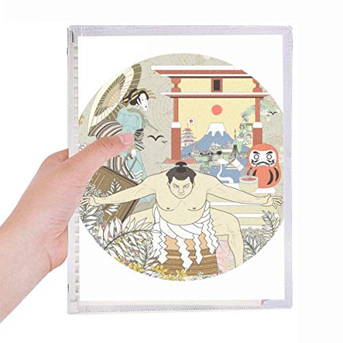 Carnet à spirale Japan Ukiyo-e amovible pour organiser ses notes